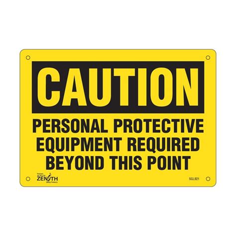 Personal Protective Equipment Required Sign