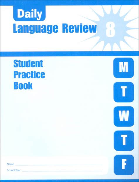 Daily Language Review Grade 8 Individual Student Workbook Evan Moor