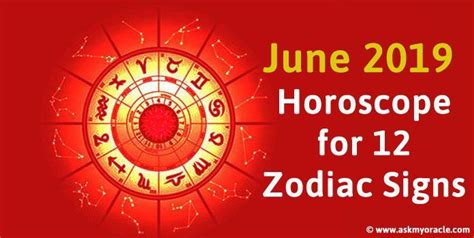 Zodiac Signs On A Red Background With The Words Horoscope For 12 Zodiac