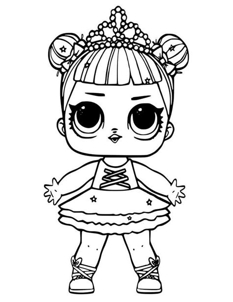 Free lol dolls coloring pages for girls. Printable LOL Doll Coloring Pages | Unicorn coloring pages ...