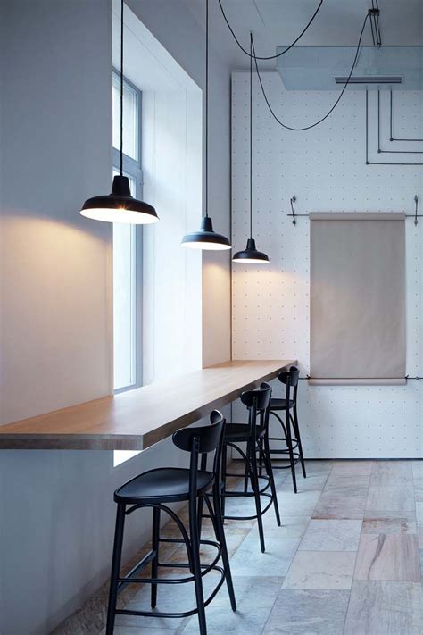 Bistro Cafe With Minimalist And Artistic Design Concept In Prague