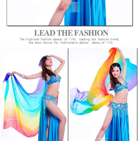 Performance Belly Dance Silk Veil Bellydance Rainbow Silk Veil Buy Silk Veilbelly Dance Silk
