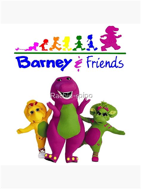 Barney The Dinosaur And Friends Photographic Print By Rachid Spipo