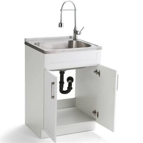Freestanding non pedestal under sink vanity cabinet bath storage wood. Google Express - WyndenHall Hartland 24-inch Laundry ...