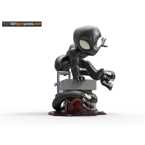 Chibi Symbiote Spider Man Stl Files For 3d Print 3d Kiee Shop