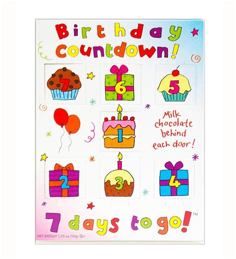 Birthday Countdown Calendar Printable Printable Templates
