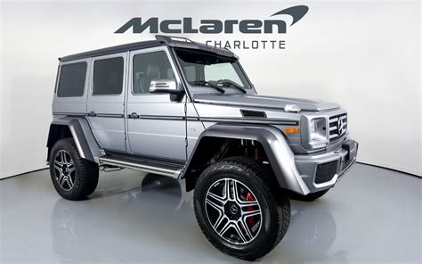 Everything you need to know on one page! Used 2017 Mercedes-Benz G-Class G 550 4x4 Squared For Sale ($199,996) | McLaren Charlotte Stock ...