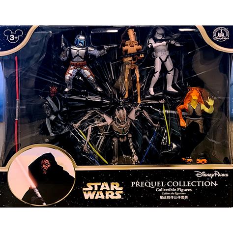 Disney Figurine Set Star Wars Collectible Figures Prequel Collection