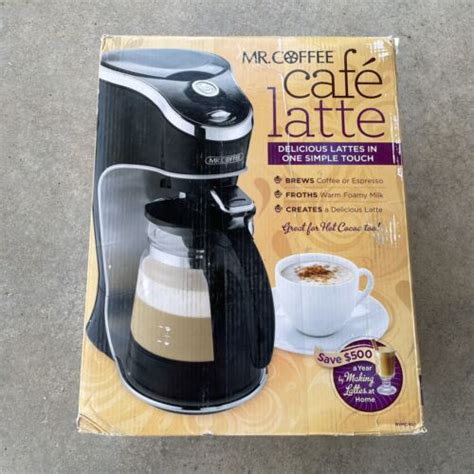 New In Box Mr Coffee Cafe Latte And Hot Chocolate Maker Model Bvmc El1