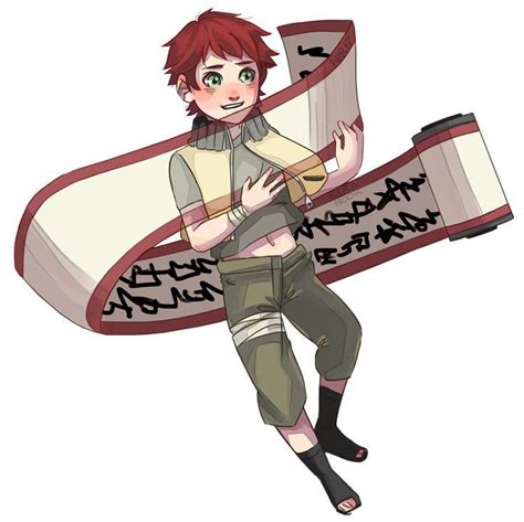 An Anime Character With Red Hair And Green Eyes Holding A Large Object