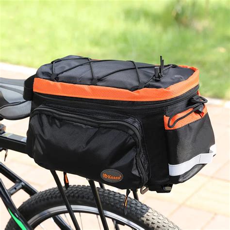 Bicycle Rear Rack Seat Trunk Bag Cycling Mountain Bike Double Side