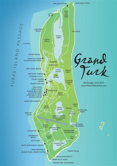 Turks And Caicos Islands Maps Providenciales Provo North Caicos