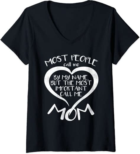 Womens Funny Mothers Day Important People Call Me Mom Best