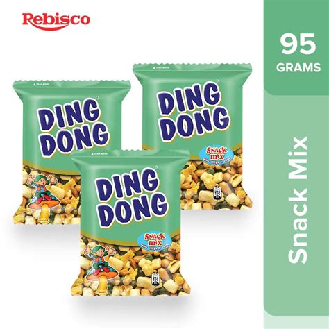 dingdong snack mix mixed nuts 95g x 3pcs shopee philippines