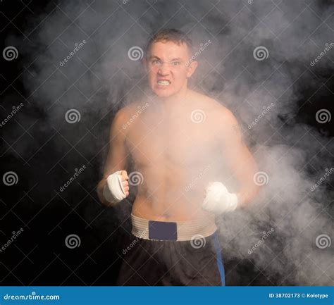 Ferocious Determined Boxer Stock Image Image Of Muscular 38702173