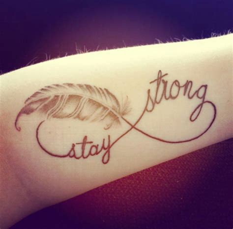 Images For Stay Strong Infinity Tattoo On Wrist Strong Tattoos