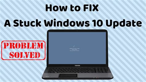 How To Fix A Stuck Windows 10 Update Youtube