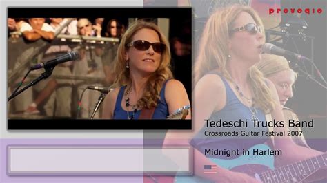 Tedeschi Trucks Band Midnight In Harlem 2007 Subtitled Youtube
