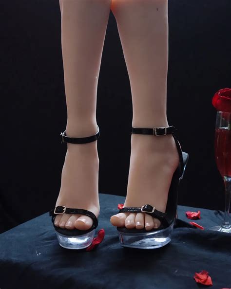 free shipping 24cm silicone female fake foot inner bone inside feet model shoe model lifedoll