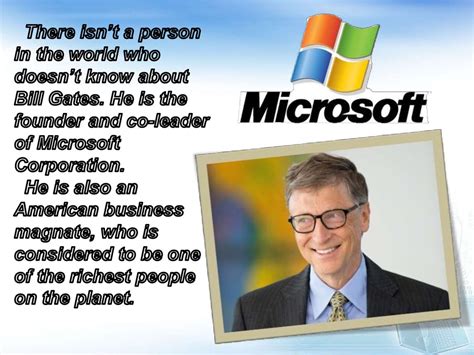 Bill Gates Online Presentation
