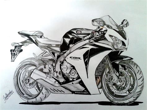 Honda CBR 1000RR Fireblade | Desenhos de motocross, Desenho moto