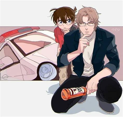 Okiya Subaru And Conan Edogawa Looking Into Another Mystery