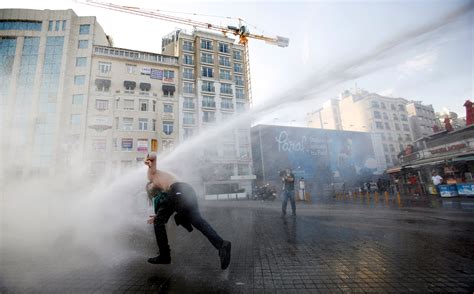Police Casually Deploy Tear Gas And Water Cannons As Istanbul Protests