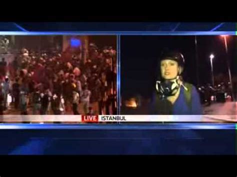 Exclusive Video Police Use Rubber Bullets Tear Gas And Water Cannon To