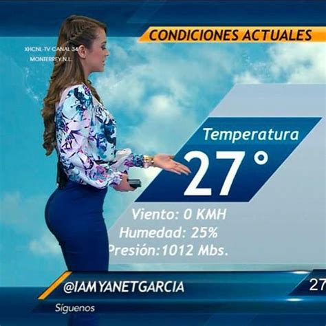 Conoce A Yanet García “la Chica Del Tiempo” Mexicana Que Causa Sensación En Las Redes