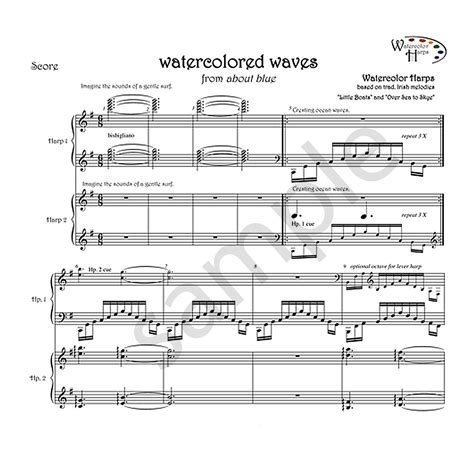 Em so hold my body, yeah, hold my breath. about blue by Watercolor Harps - Tammy Naze, Cheryl Murphy ...