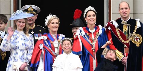 sophie duchess of edinburgh emerges on buckingham palace balcony in white dress
