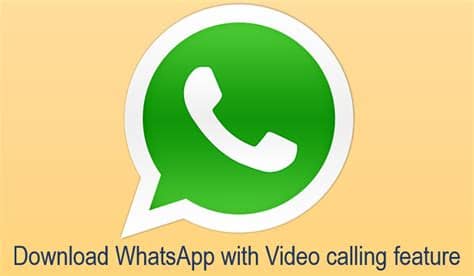 Keep the conversation going freely, for free! Download WhatsApp latest version with video calling ...
