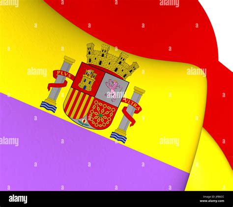 Flag Of Second Spanish Republic Stock Photo Alamy