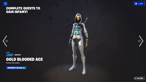 Fortnite How To Get The Gold Blooded Ace Skin Early In Chapter 4