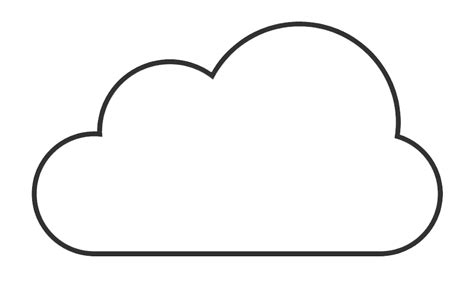Black And White Clouds Clipart Black And White Outline Drawings Easy