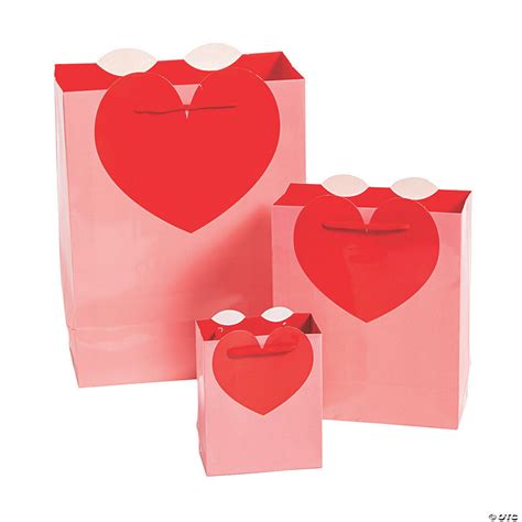Valentine Die Cut Heart Shaped T Bags Oriental Trading