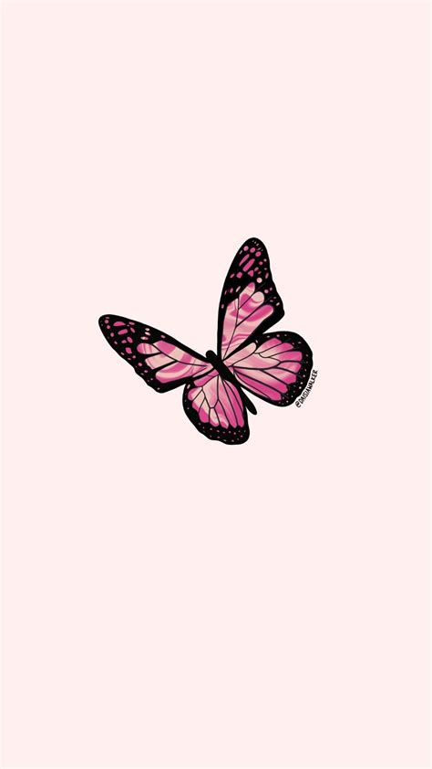 Pink Butterfly | Pink wallpaper backgrounds, Pink wallpaper iphone