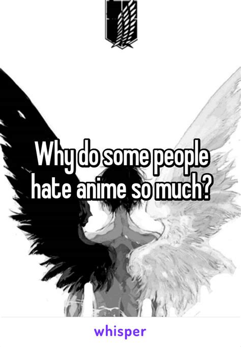 Why Do Some People Hate Anime So Much