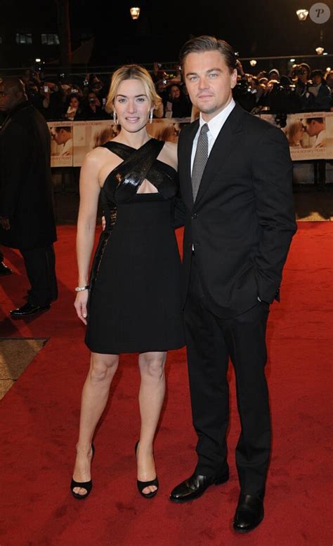 Photo Kate Winslet Et Leonardo Dicaprio En Janvier 2009 Pour Promouvoir Noces Rebelles De