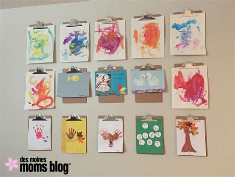 Fun Ways To Display Kids Artwork Des Moines Moms Blog