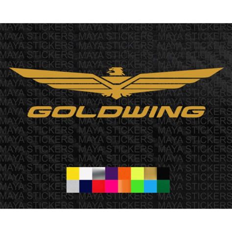 Honda Gold Wing Old Logo Sticker In Custom Colors And Sizes