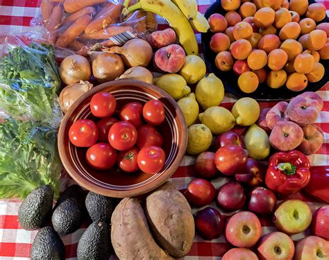 Just like the rainbow, red fruits and vegetables come first. Love my fruits, veggies & roots ! | Poupetta | Flickr