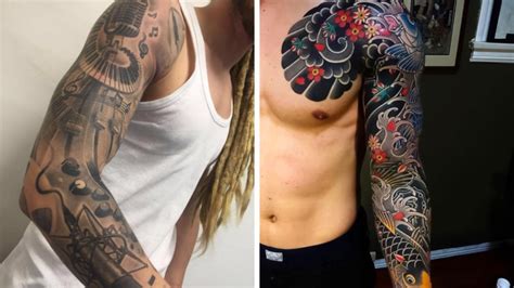 Top Half Sleeve Tattoos For Skinny Guys Spcminer Com