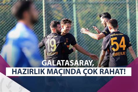 Galatasaray hazırlık maçında golle galip Asist Analiz