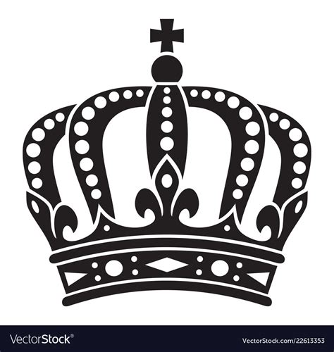 Royal Crown Royalty Free Vector Image Vectorstock
