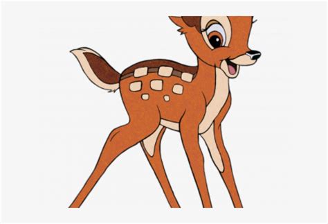 Bambi Clipart Disney Cartoon Character Bambi And Flower Free