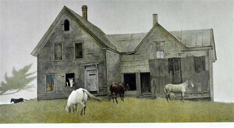 Andrew Wyeth Collotype Open House
