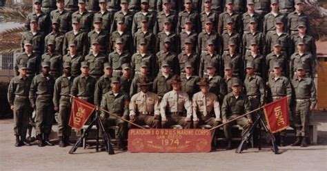 My Platoon Photo Honor Platoon 1092 Mcrd San Diego Nov 1974 Usmc