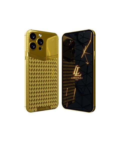 New Luxury 24k Gold Iphone 14 Pro And Pro Max Rhombus Limited Edition