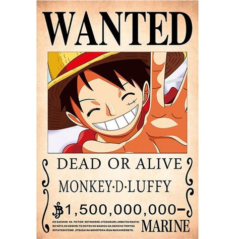 Poster buronan bajak laut topi jerami. New Arrived One Piece Anime Poster Wallpaper Monkey D ...